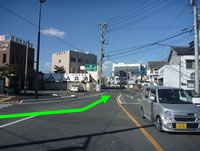 厚南方面からのアクセス